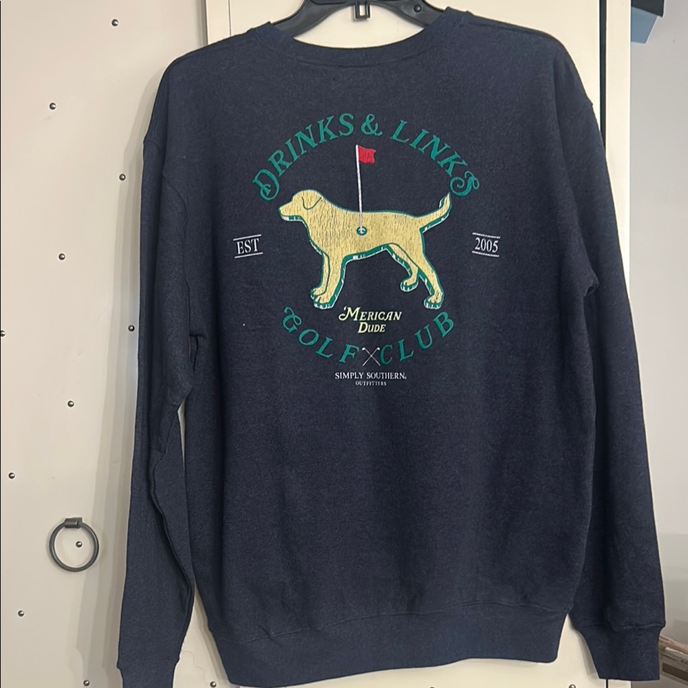 Simply Southern Men's Black Sweater